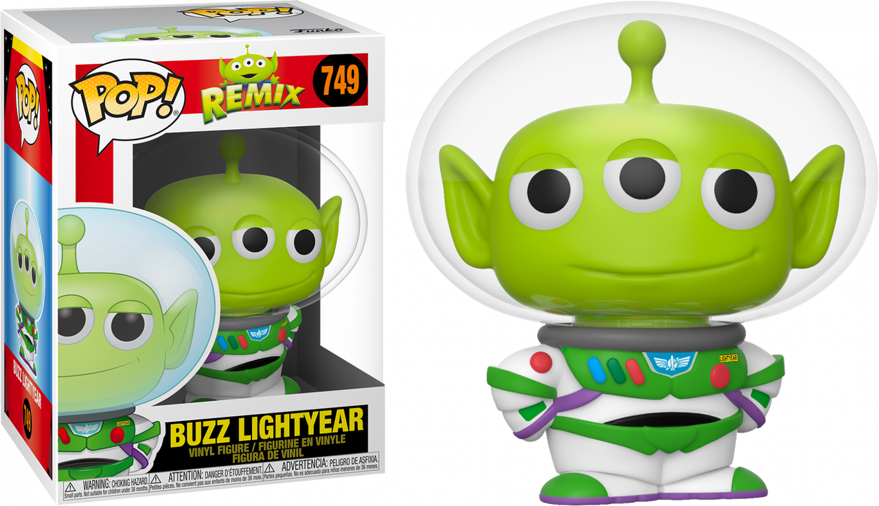 Pixar Alien Remix Buzz Lightyear Pop Vinyl Figure