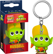 Pixar Alien Remix Woody Pocket Pop Vinyl Keychain