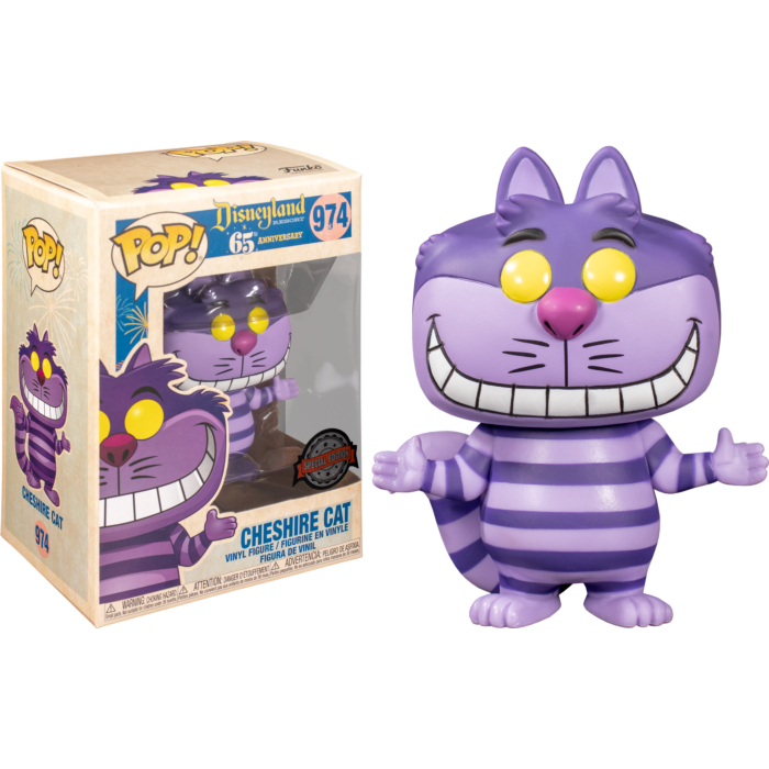 Alice In Wonderland Cheshire Cat Disneyland 65th Anniversary Pop Vinyl Figure Alice In Wonderland Cheshire Cat Disneyland 65th Anniversary Pop Vinyl Figure