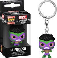 Marvel: Lucha Libre Edition - El Furioso Hulk Pocket Pop! Vinyl Keychain