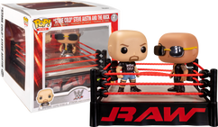 WWE - The Rock vs Stone Cold with Wrestling Ring Moments Pop! Vinyl Figure 2-Pack
