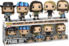 Pearl Jam - Mike McCready, Jeff Ament, Eddie Vedder, Matt Cameron & Stone Gossard Pop! Vinyl Figure 5-Pack
