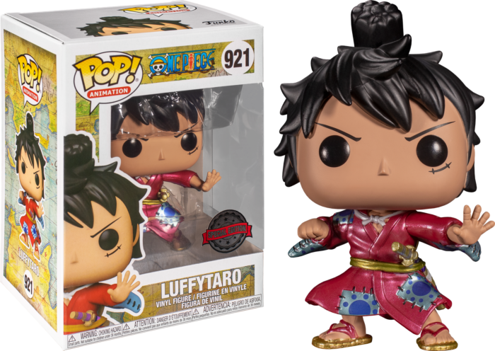 One Piece Monkey D Luffy In Kimono Metallic Pop Vinyl Figure