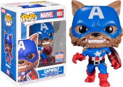 Captain America - Capwolf Year of the Shield Pop! Vinyl Figure (2021 Summer Convention Exclusive)