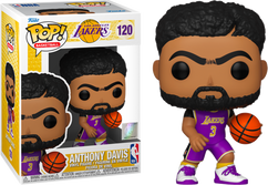 NBA Basketball - Anthony Davis L.A. Lakers Purple Jersey Pop! Vinyl Figure