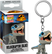 Jurassic World: Dominion - Velociraptor Blue Pocket Pop! Vinyl Keychain