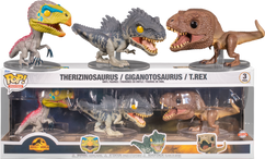 Jurassic World: Dominion - Therizinosaurus, Giganotosaurus & T-Rex Pop! Vinyl Figure 3-Pack