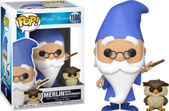The Sword in the Stone - Merlin with Archimedes Pop! Vinyl Figure