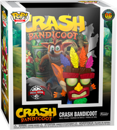 Crash Bandicoot - Crash Bandicoot with Aku Aku Mask Pop! Games Cover Vinyl Figure
