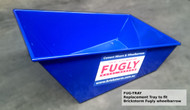 Replacement Tray for The Original Brickstorm FUGLY Wheelbarrow.
Heavy Duty Top Quality Wheelbarrow for Renderers, Bricklayers and Builders.