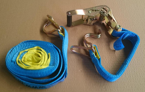 Ratchet Tie Down Straps - 35mm x 6.0m - 1500kg