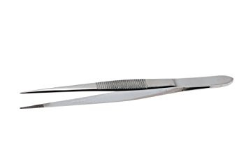 Aven 18432 Straight Serrated Tip Forcep 12/" Length Stainless Steel