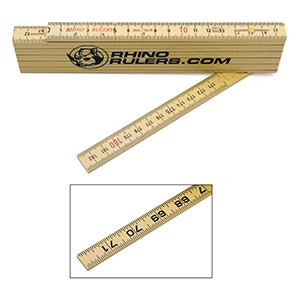 U S Tape English Metric Scale Rhino Folding Rulers 5 8 Au X 6 Ao Testequipmentusa