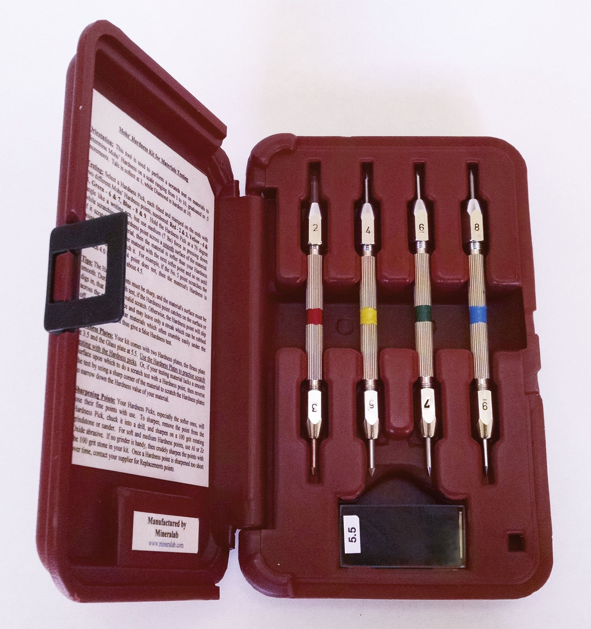 Mohs' Hardness Test Kit