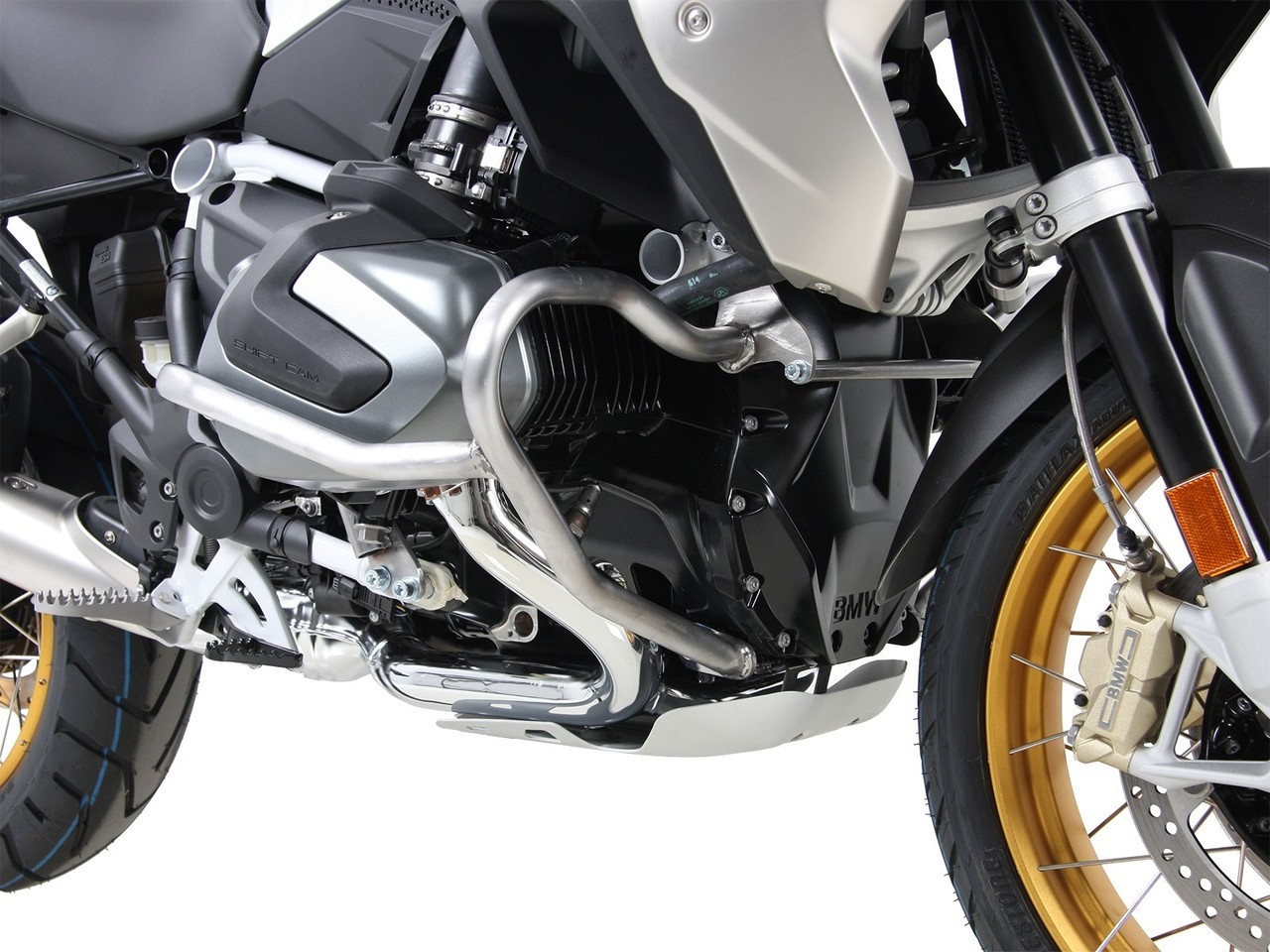 BMW R1250GS Hepco & Becker Lower Crash Bars (stainless steel) - Cytech