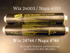 All of our Wix / Napa parts are designed to fit Original Wix / Napa filter tubes style tubes with 1 7/8"-16 threads.
Part numbers, Wix 24003, Wix24744 / Napa 4003, Napa 4744. The filter tube dimensions and threads are identical on all of these part numbers. The only difference is the internal filter micron measurement.  