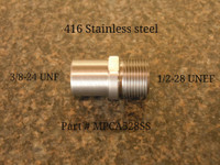 M&P Comp 22 1/2-28 Stainless Steel Standard Adapter