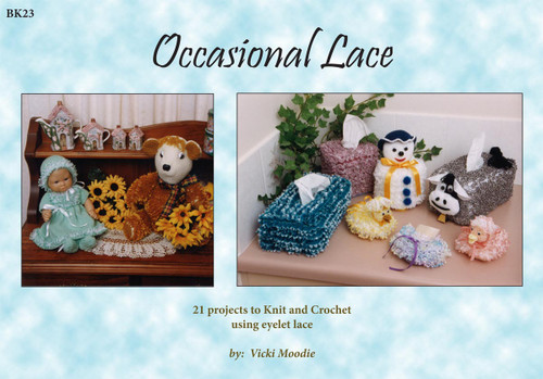 Cover of Australian Craft Moods book BK23(A4) Occasional Lace by Vicki Moodie.