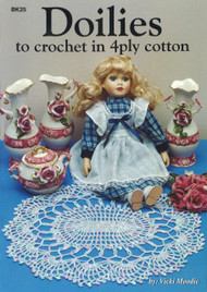 Image for Craft Moods book BK25 Doilies to crochet in 4ply cotton by Vicki Moodie.