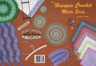 Image of Craft Moods book BK29 Hairpin Crochet Made Easy by Betty Franks.