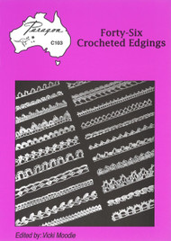 Image of Paragon book PARC103, Forty-Six Crocheted Edgings, edited by Vicki Moodie.