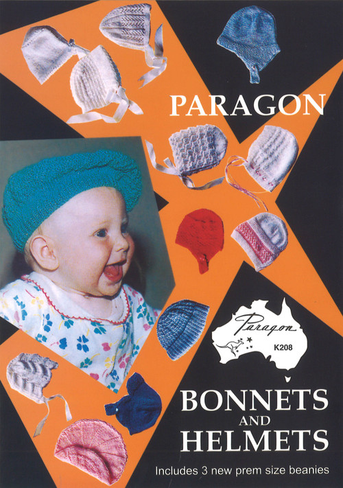 Cover image of Paragon book PARK208 Bonnets and Helmets, edited by Vicki Moodie.