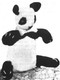 Peggy the Panda, from Paragon knitting book PARK643 The Toy Box.