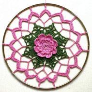 CMPATC013 - Pink Rose Sun-Catcher