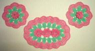 CMPATC022 - Irish Rose and Leaf 3 Piece Set