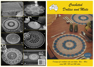  Cover image of Paragon heritage crochet book PARC138R, Crocheted Doilies and Mats, edited by Vicki Moodie.