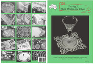 Cover image of Paragon heritage tatting book PARC146R Tatting 2 More Doilies and Edges.