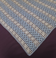 CMPATC067 Stars and Filet 4Ply Square Shawl