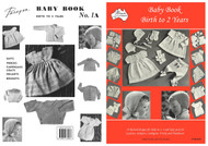 PARK01R Baby Book Birth to 2 Years