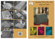 Cover image of Paragon heritage crochet book PARC139R Crocheted Three Piece Sets, Mats and More.