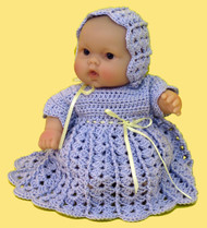 CMPATC063PDF Shell & Post Outfit for 8" Berenguer Chubby Doll
