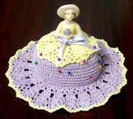 CMPATC046PDF - Pin Cushion Hat with Porcelain Doll