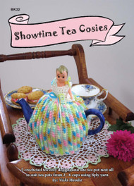 Cover image of Australian Craft Moods book BK32 Showtime Tea Cosies by Vicki Moodie.