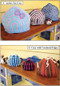 Project Images of Australian Craft Moods book BK32 Showtime Tea Cosies by Vicki Moodie.