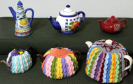 Craft Moods crochet pattern by Vicki Moodie, CMPATC098 Bits and Pieces Tea Cosy in 3 sizes