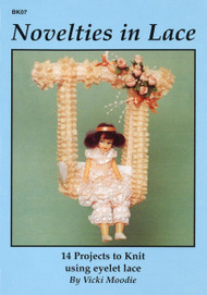 Image of Craft Moods book BK07 Novelties in Lace by Vicki Moodie.