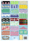 Back cover image of Craft Moods book BK48 (A4) 24 Easy to Crochet Coathanger Covers Book 2, by Vicki Moodie (Australian), showing swatches of crocheted coathanger patterns.