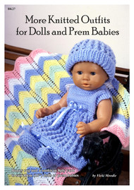 Image of Craft Moods book BK27 (A4) More Knitted Outfits for Dolls and Prem Babies by Vicki Moodie.