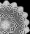 Diamond Beaded Doily from Paragon crochet book PARC129, Six Crocheted Doilies, edited by Vicki Moodie.