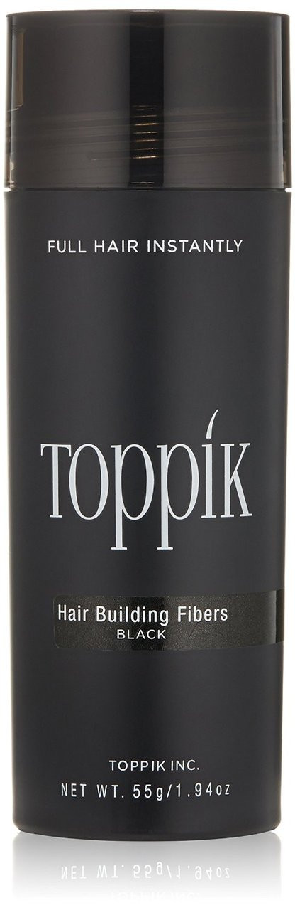 Toppik Hair Building Fibers - BLACK 1.94oz / 55g - BeautyBox Direct