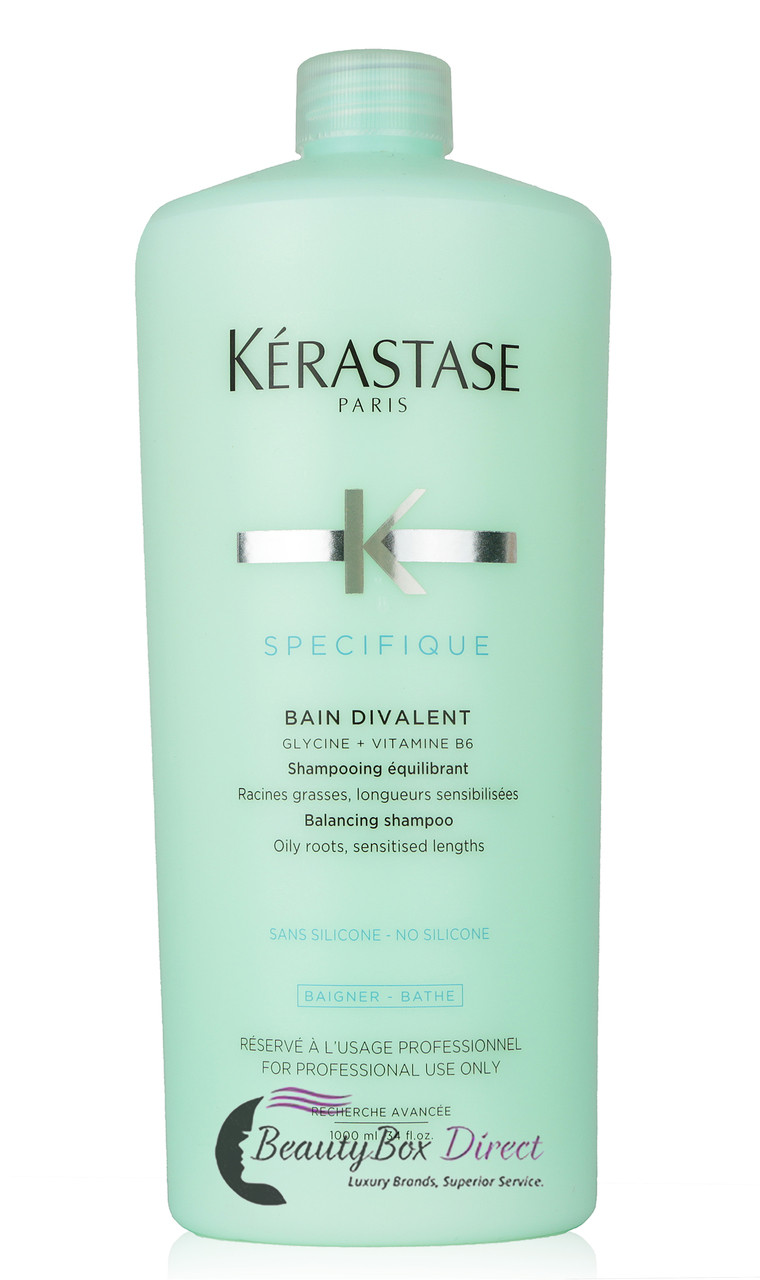 Kérastase Bain Divalent 1000ml Kerastase Specifique Bain Divalent Shampoo for Oily Hair, 1000ml