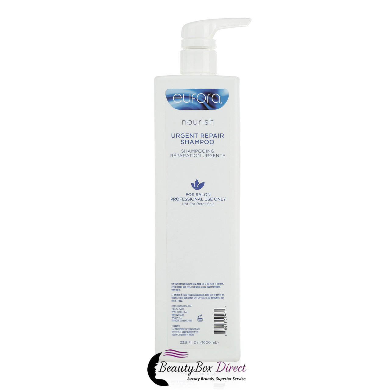 Eufora Nourish Urgent Repair Shampoo 33.8 oz - BeautyBox Direct