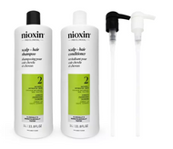 Nioxin System 2 Cleanser Shampoo & Scalp Therapy Conditioner 33.8 oz