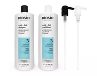 Nioxin System 3 Cleanser Shampoo & Scalp Therapy Conditioner 33.8 oz
