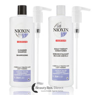 Nioxin System 5 Cleanser Shampoo & Scalp Therapy Conditioner 33.8 oz