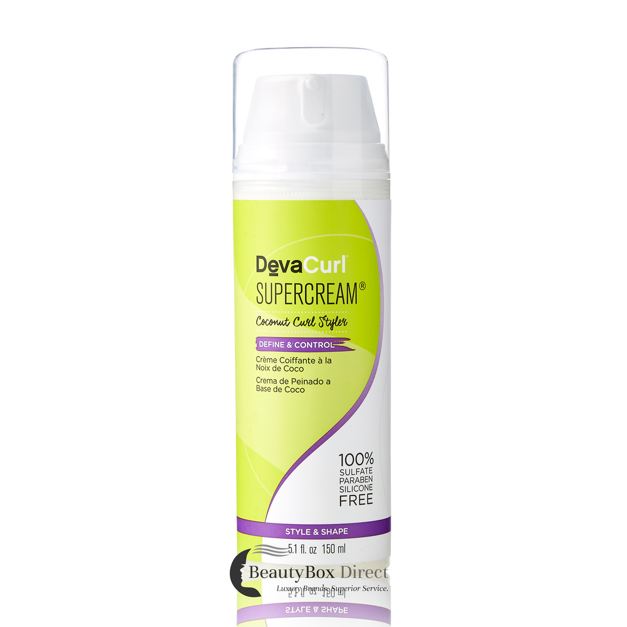 DevaCurl SuperCream Coconut Curl Styler 5.1oz BeautyBox Direct